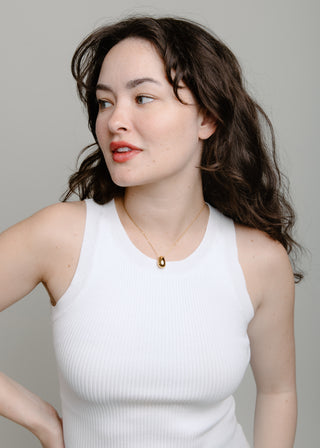Ball Drop Necklace - Gold