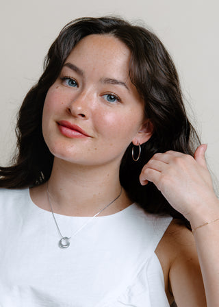 Defying Gravity Necklace - Silver