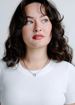 Open Ended Necklace - Silver