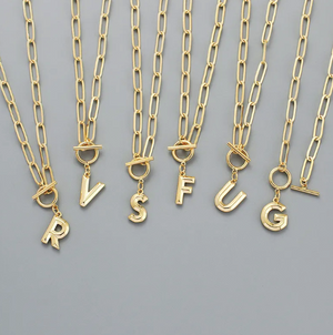 
                  
                    Chain Initial Necklace
                  
                